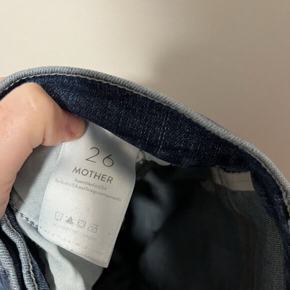 Mother The Insider‎ Crop Step Chew Jean in Dancing on Coals Size 26 - Picture 7 of 10